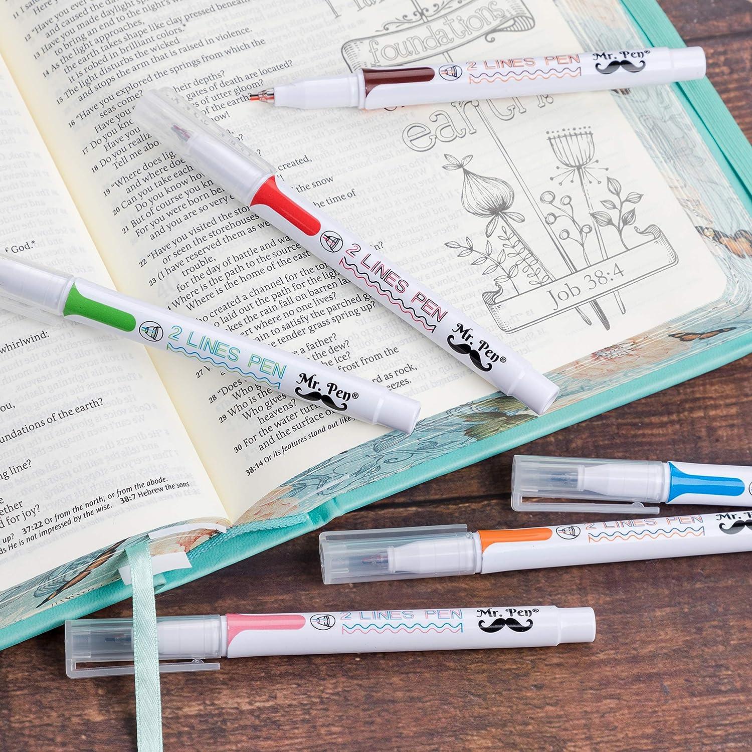  Mr. Pen- Fineliner Pens, 12 Pack, Pens Fine Point, Colored Pens,  Bible Journaling Pens, Journals Supplies, School Supplies, Pen Set, Art Pens,  Writing Pens, Fine Tip Markers : Office Products