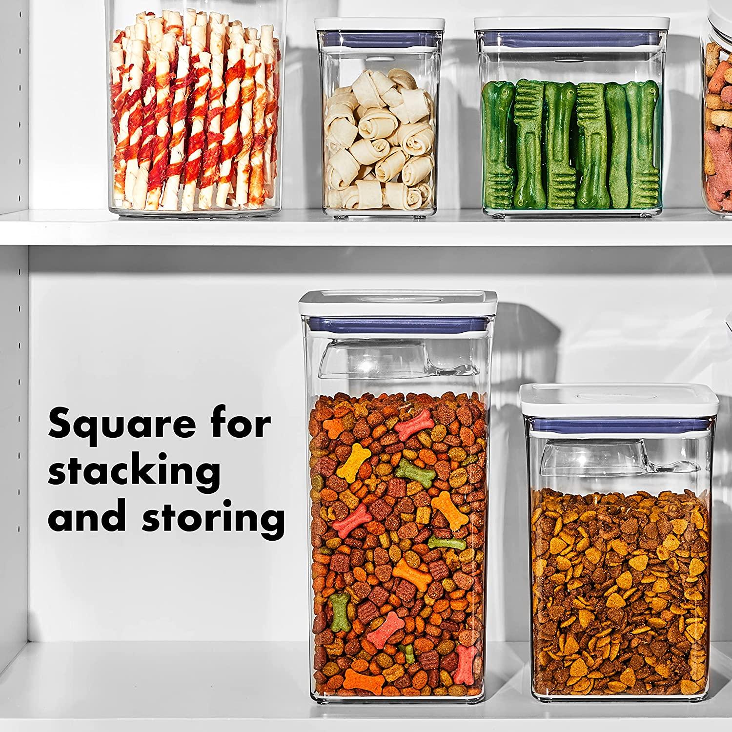 Oxo Pop 4.4qt Plastic Big Square Airtight Food Storage Container