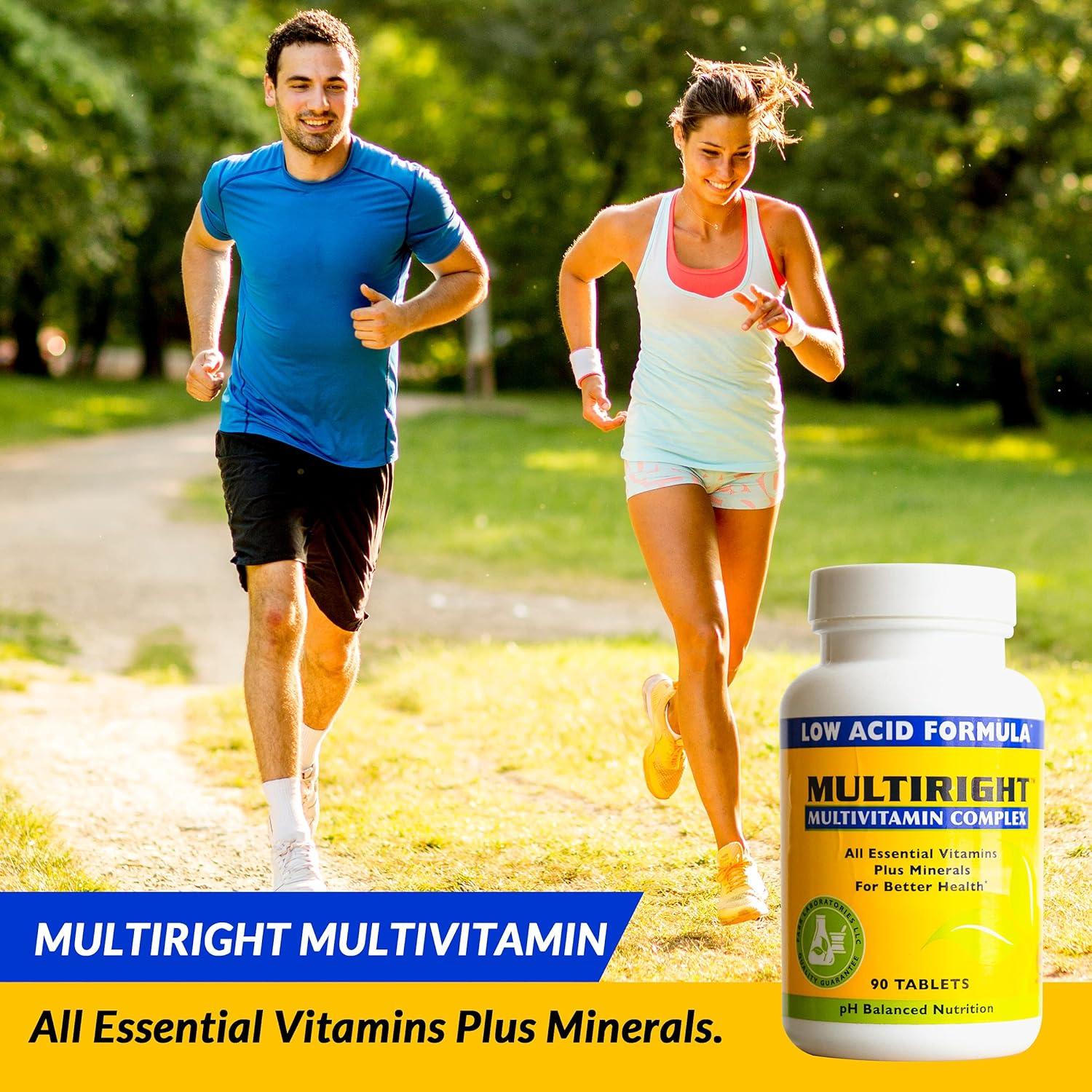 Multiright Low Acid Multivitamin Complex Multivitamin Tablets For Women