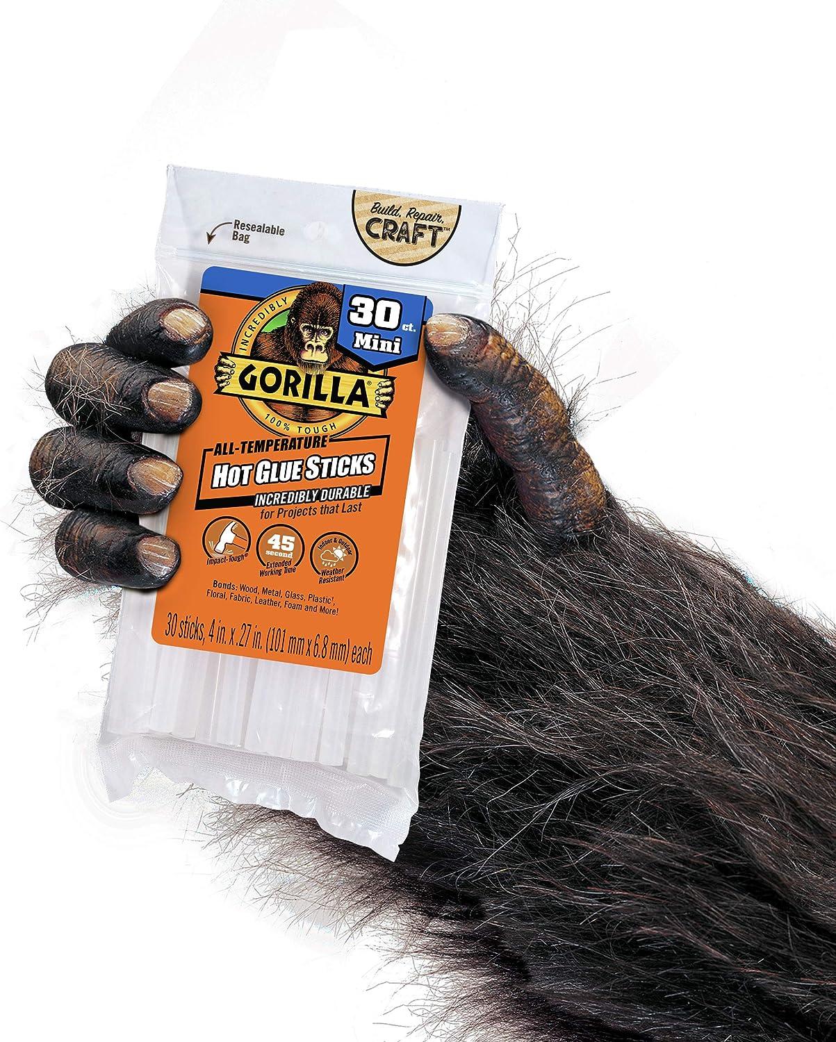Gorilla Full Size Dual Temp Glue Gun Glue Sticks