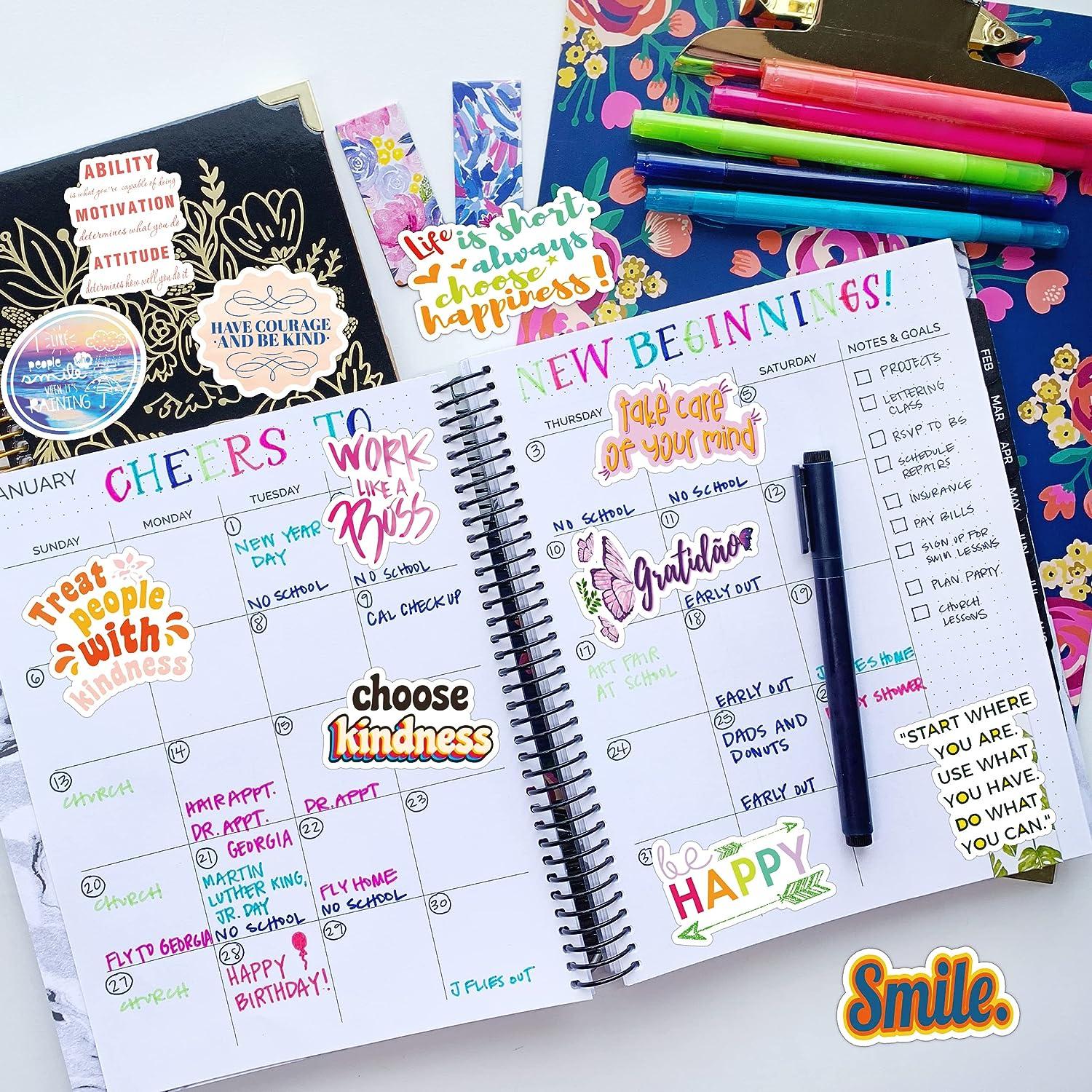 Positive Affirmation Stickers - Motivational Stickers for Laptops,  Tumblers, Notebooks and More! Self Care, Self Love