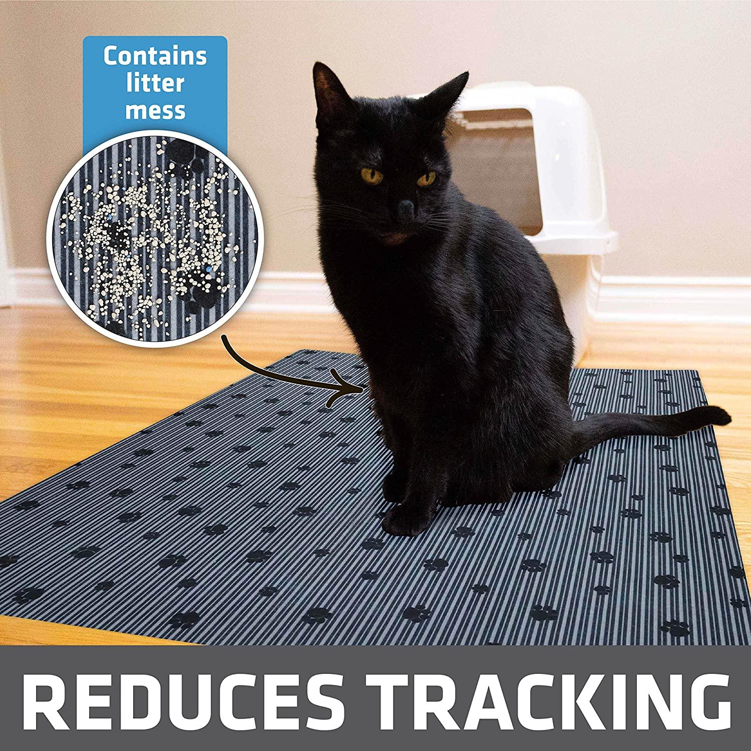 Cat Litter Mat for Kitty Litter Box Litter Pad Pet Mats for Floor