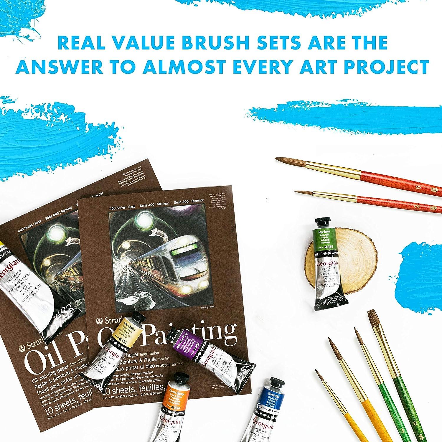 Princeton Brush Real Value 3-Brush Set