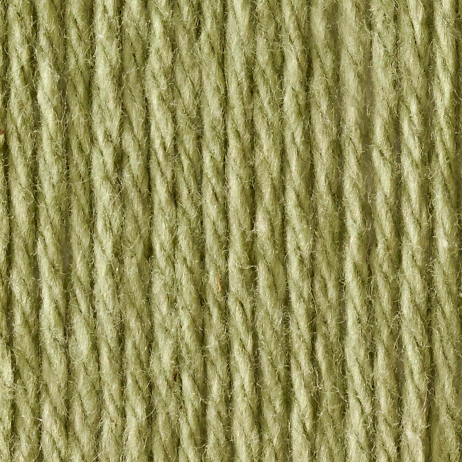 Lily Sugar 'N Cream The Original Solid Yarn 2.5oz Medium 4 Gauge 100%  Cotton - Sage Green - Machine Wash & Dry