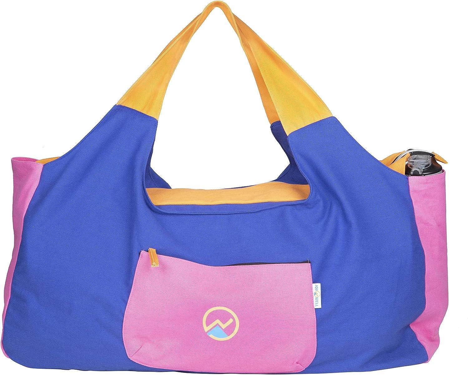 Multi-color Canvas Breathable Oversized Yoga Mat Bag Tote Sling