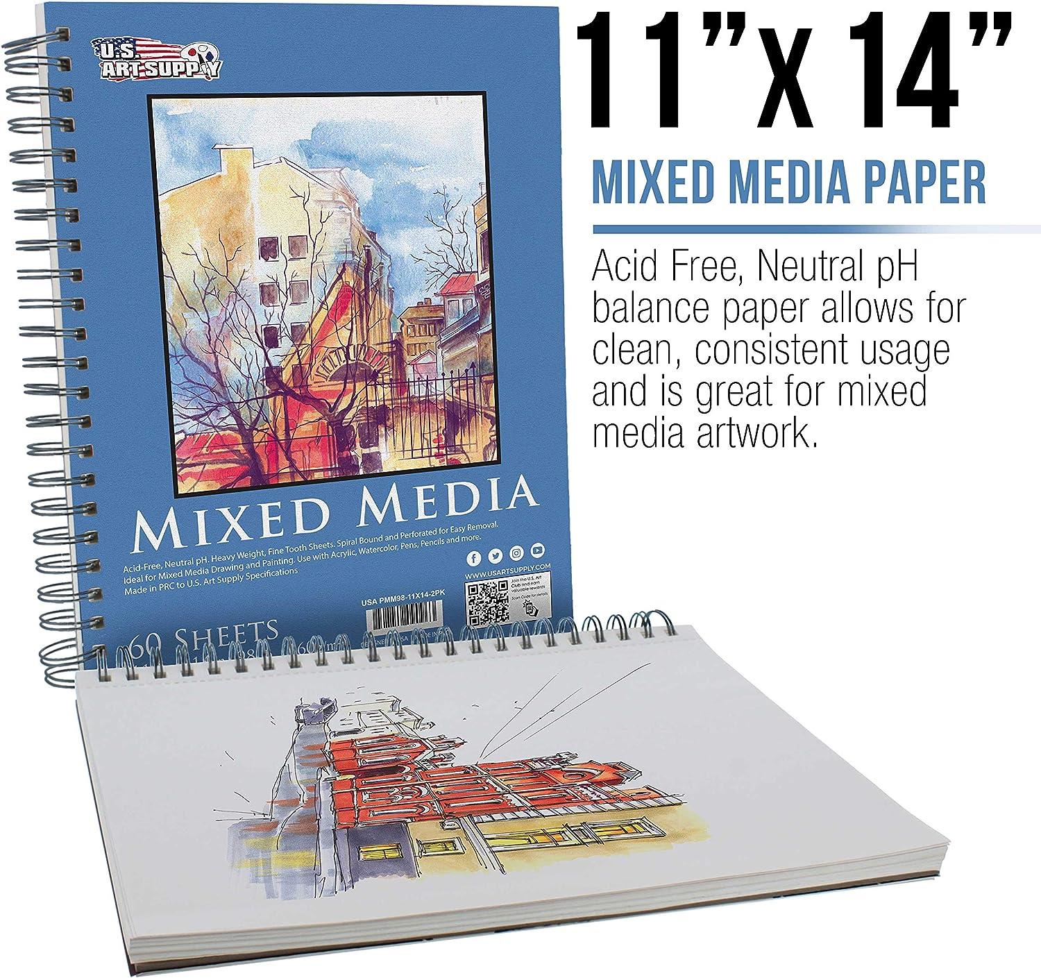 18 x 24 10-Sheet 8-Ounce Triple Primed Acid-Free Canvas Paper Pad
