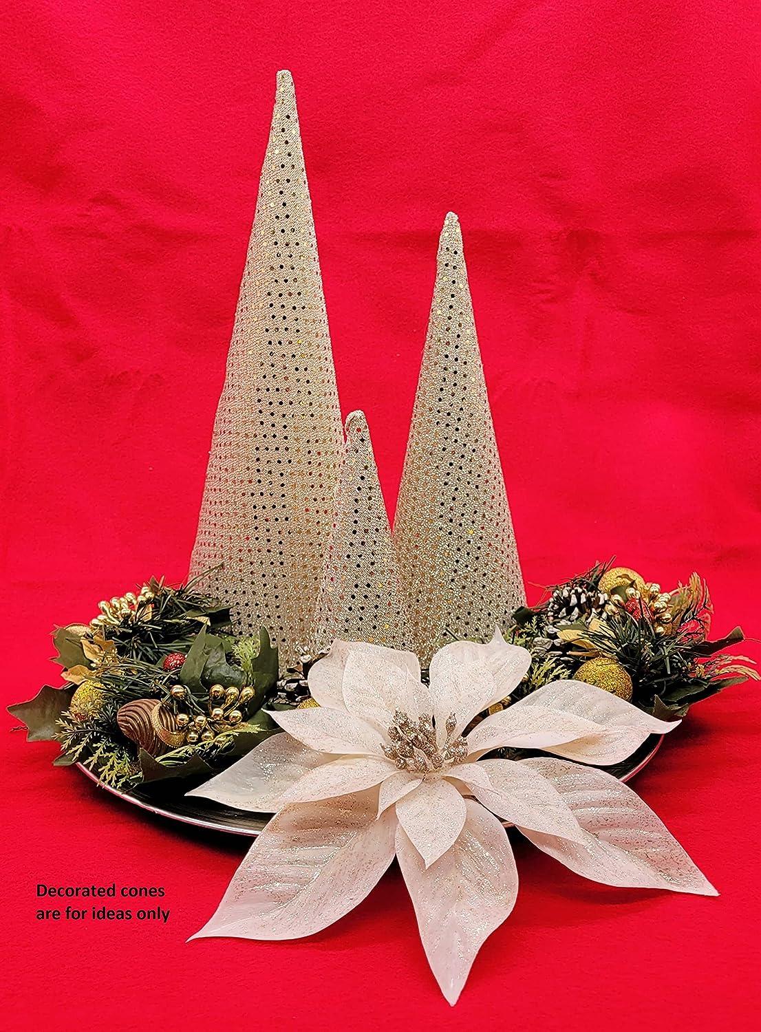 Paper Mache Cones, DARICE CRAFTS, 2873, - The Craft Shop, Inc.
