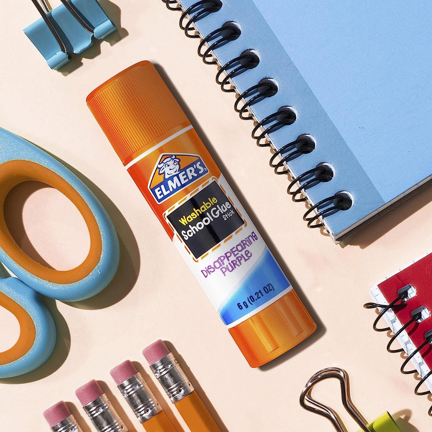 School Glue Sticks Best Washable Disappearing Purple School Glue
