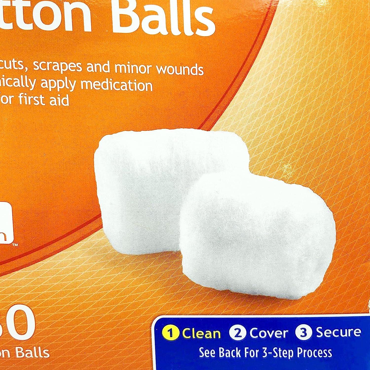 Sterile Cotton Balls, All One Size, 130 count