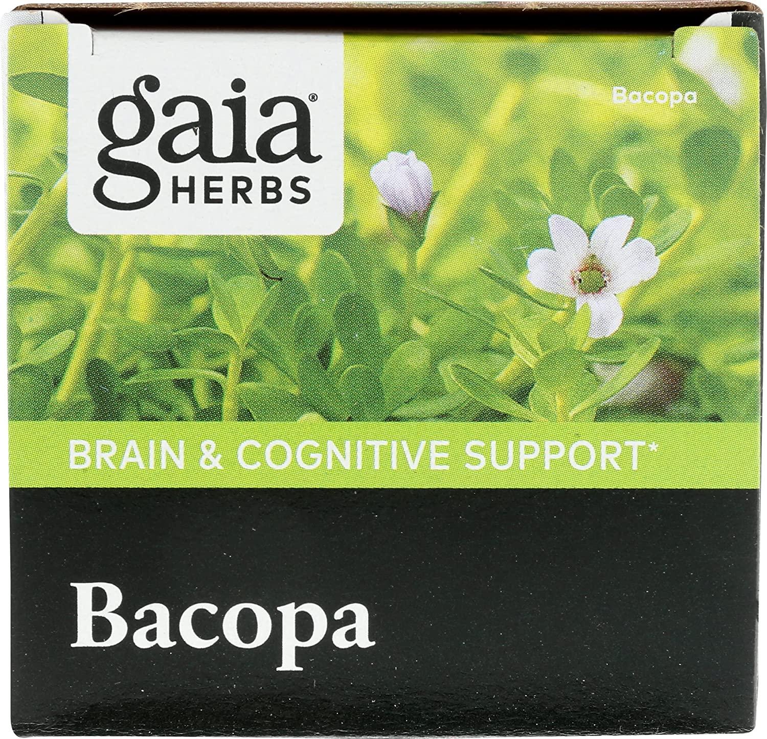 Gaia Herbs Bacopa 60 Vegan Liquid Phyto-Caps