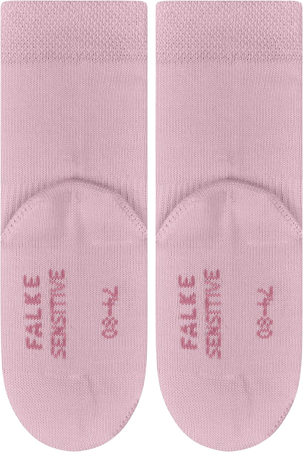 FALKE Unisex Baby Cotton Soft-Top Socks With Gentle Grip On Leg With  Elasticated ZOne In Ankle Area For A Better Fit Blue Pink More Colours 1  Pair Sensitive 6-12 Months White (White 2000)