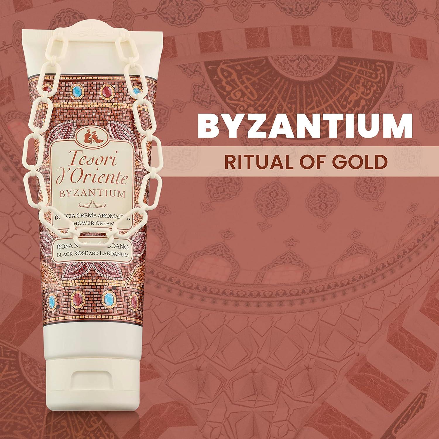 Tesori d'Oriente Byzantium Black Rose & Labdanum Aromatic Bath Cream