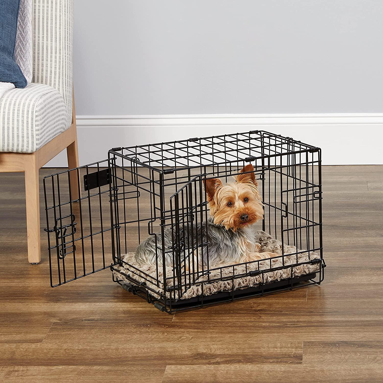 Homes For Pets Enhanced Single & Double Door Dog Crate, Includes