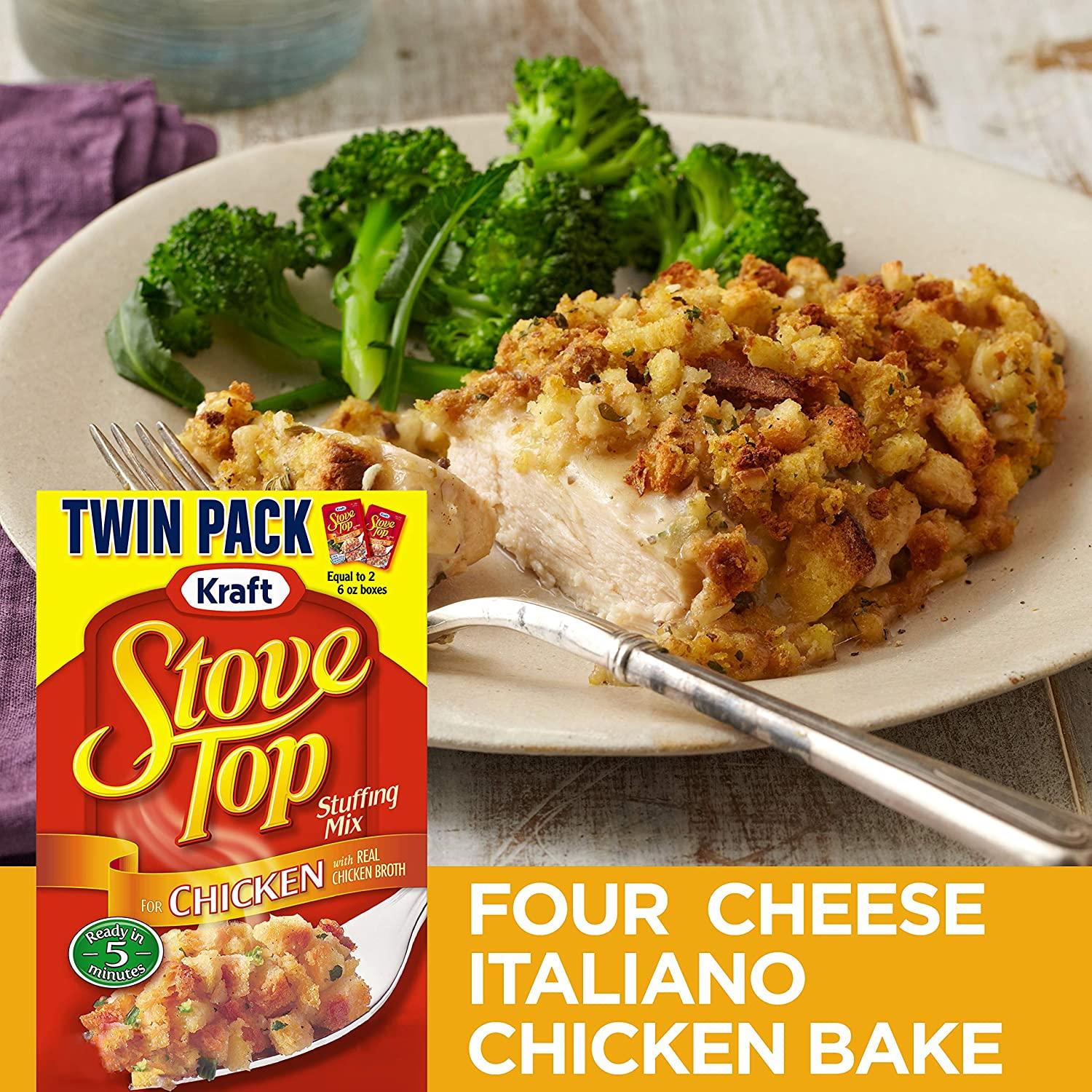 Stove Top Chicken Stuffing Mix (6 oz Boxes, Pack of 12)