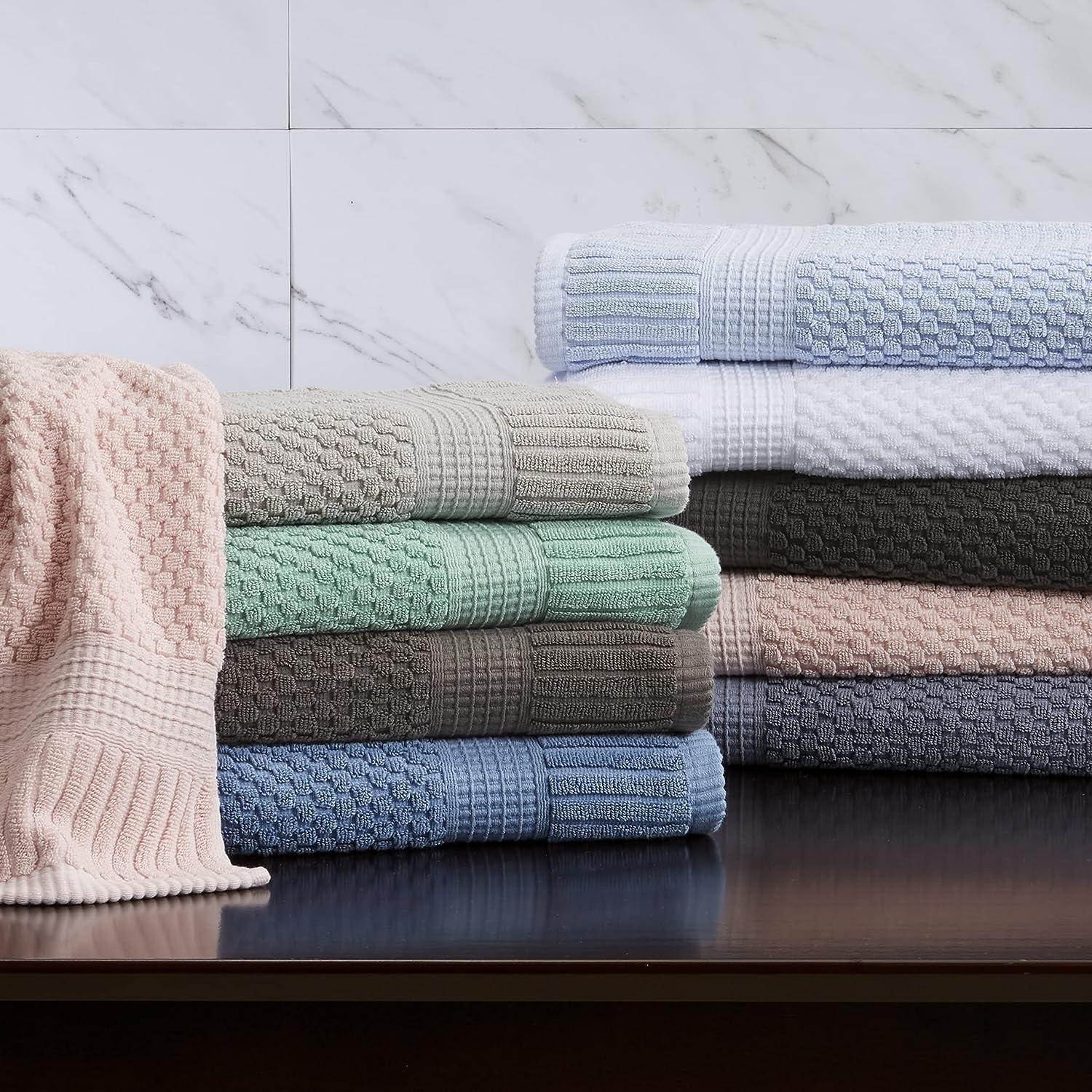 NY Loft 100% Cotton Towel Set, Super Soft and Absorbent Quick-Dry 2 Bath  Towels 2 Hand Towels and 2 Washcloths