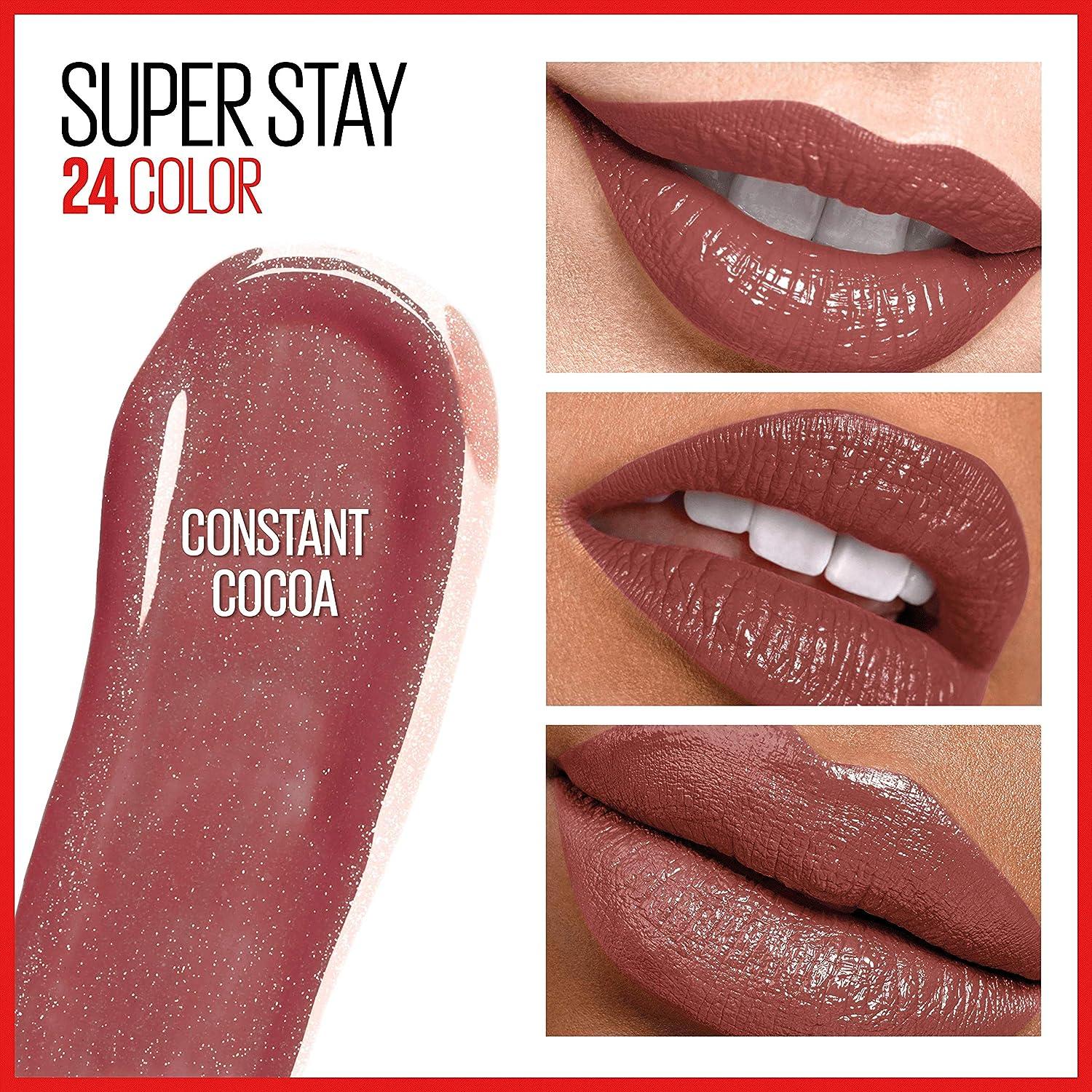 Maybelline New York Super Stay 24Hr Makeup, Cocoa, 1 Fluid Ounce