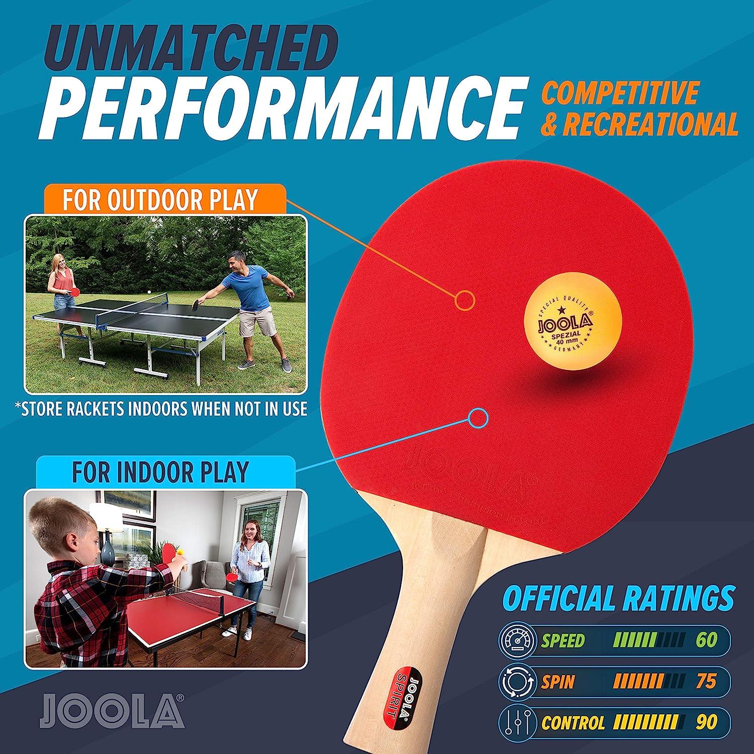 JOOLA Hit Table Tennis Rackets & Balls Set - JOOLA USA
