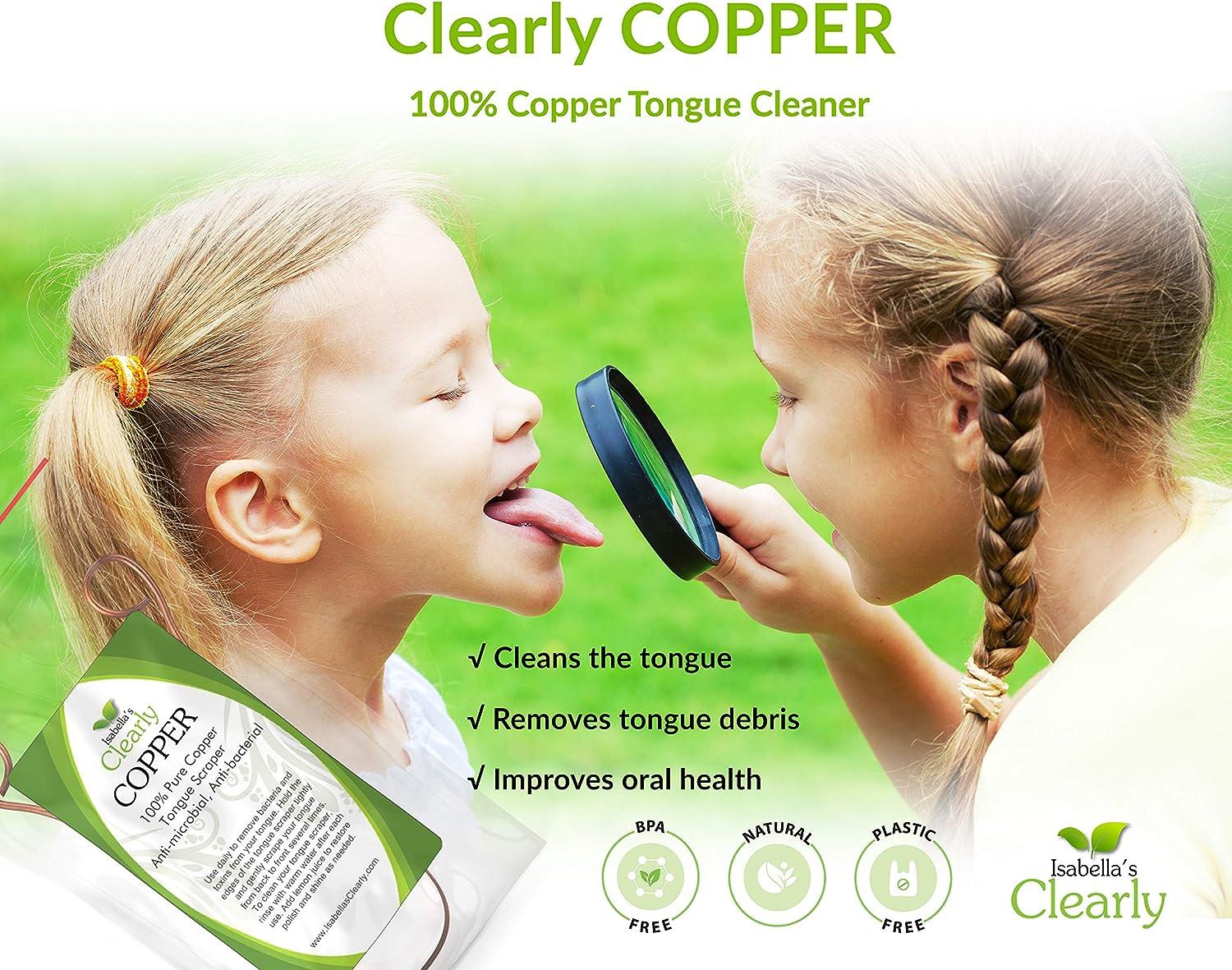 Copper Tongue Scraper by Yoga-Mad, Oral Hygiene