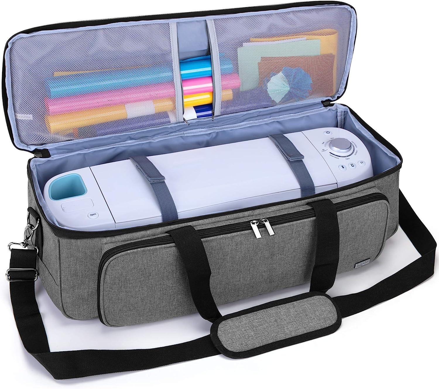 Luxja Carrying Case Compatible with Cricut Joy and Easy Press Mini and Dust  C 