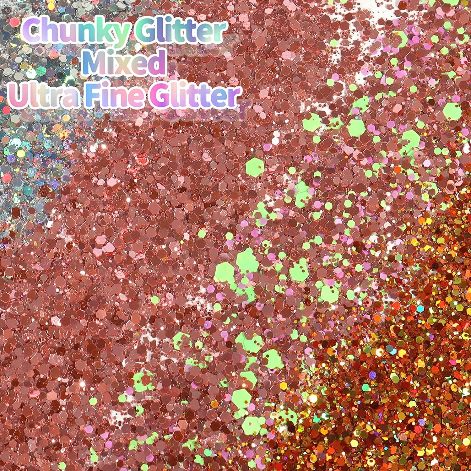 Laza Ultra Fine Glitter Powder, 4 Colors 320ml Craft Glitter Sequins, PET Extra  Fine Glitter for Ocean Resin, Nail Arts, Epoxy Tumbler, Decoration,  Weddings, Card, Flower, Scrapbooking - Deep Sea Blue - Yahoo Shopping