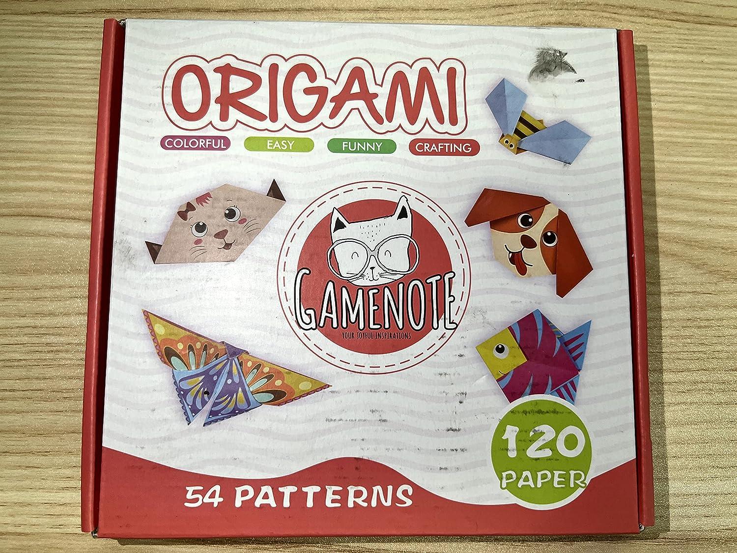 Gamenote 14x14 cm Kids Origami Kit - Multicolor, 108 Papers