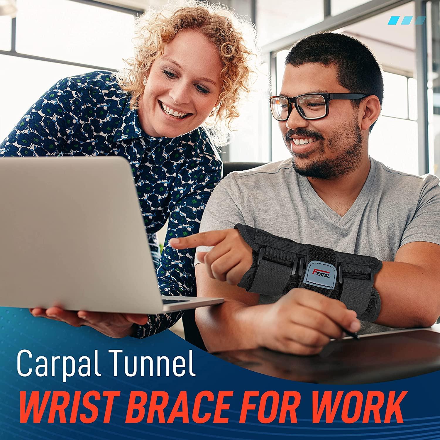 Wrist Brace Carpal Tunnel Night Support Brace with Wrist Splint