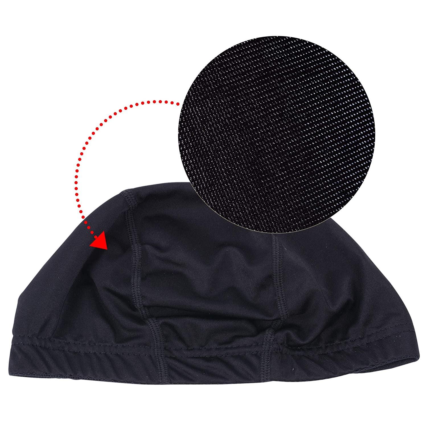 QBWigCollections Dome Wig Cap (Black) Medium