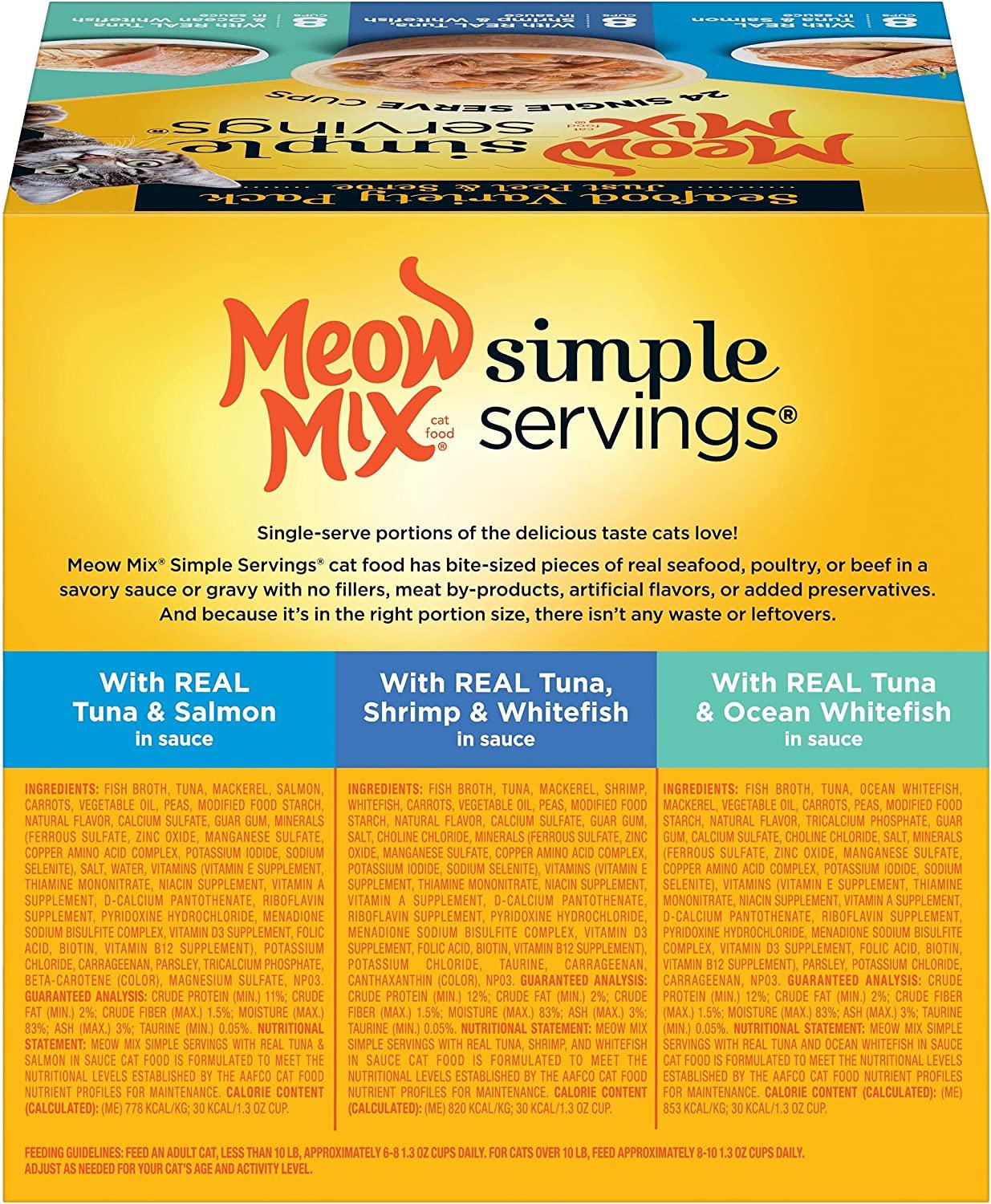 Meow Mix Cat Food, Poultry, Variety Pack