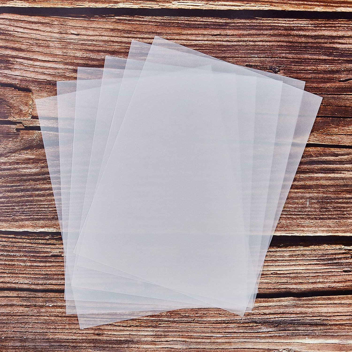 JAM Paper® Translucent Vellum Cardstock, 8.5 x 11, 36lb Clear, 50/pack  (1566)