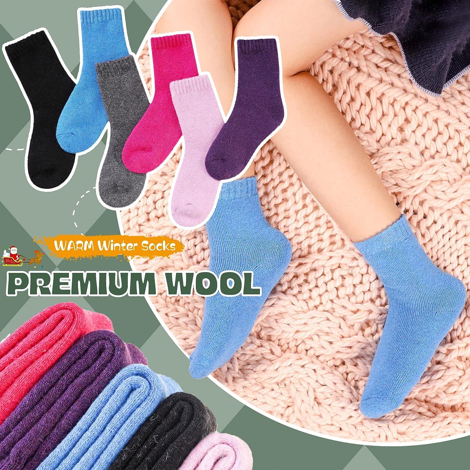 3 Pairs New Fashion Women Casual Winter Warm Socks for Ladies Best Quality  Wool Socks Regular use and Breathable in Skin Pink Gray Colors