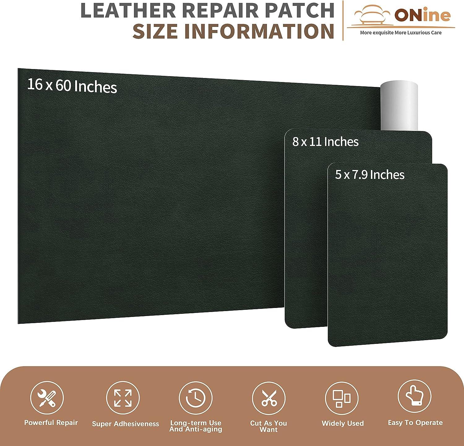  ONine Leather Repair Tape, Leather Repair Patch, 16 x