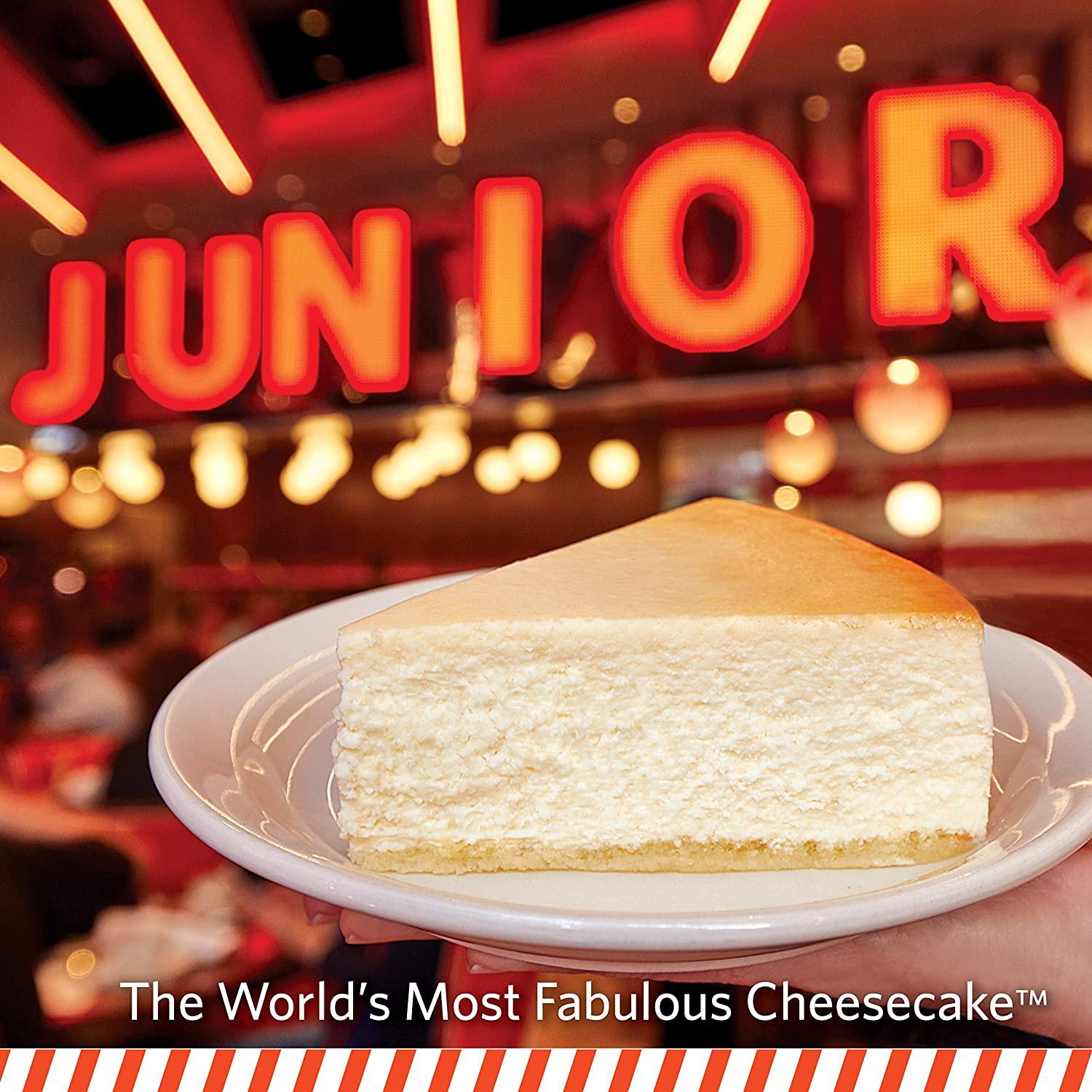 Junior's Cheesecake 8" New York Original Plain Cheesecake (Serves 12)