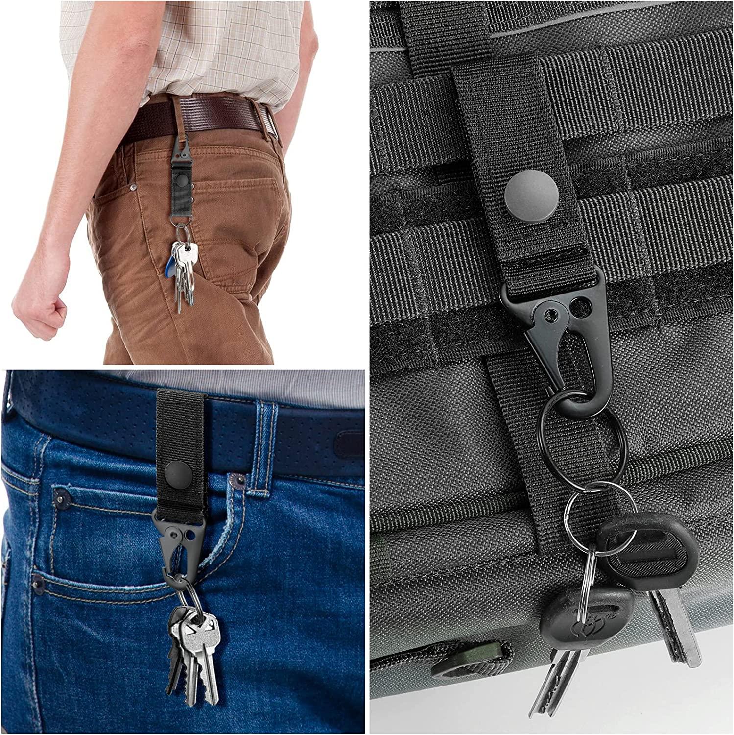 Leather Belt Loop Key Holder Heavy Duty - Double Snap