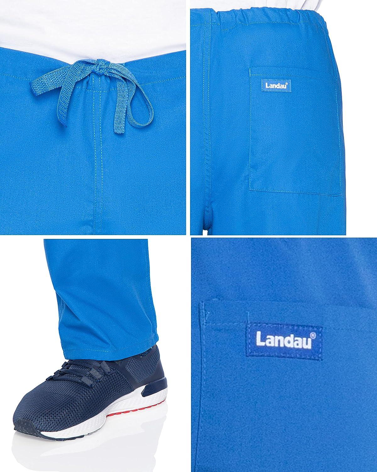 Landau Essentials Unisex Relaxed Fit 1-Pocket Drawstring Scrub