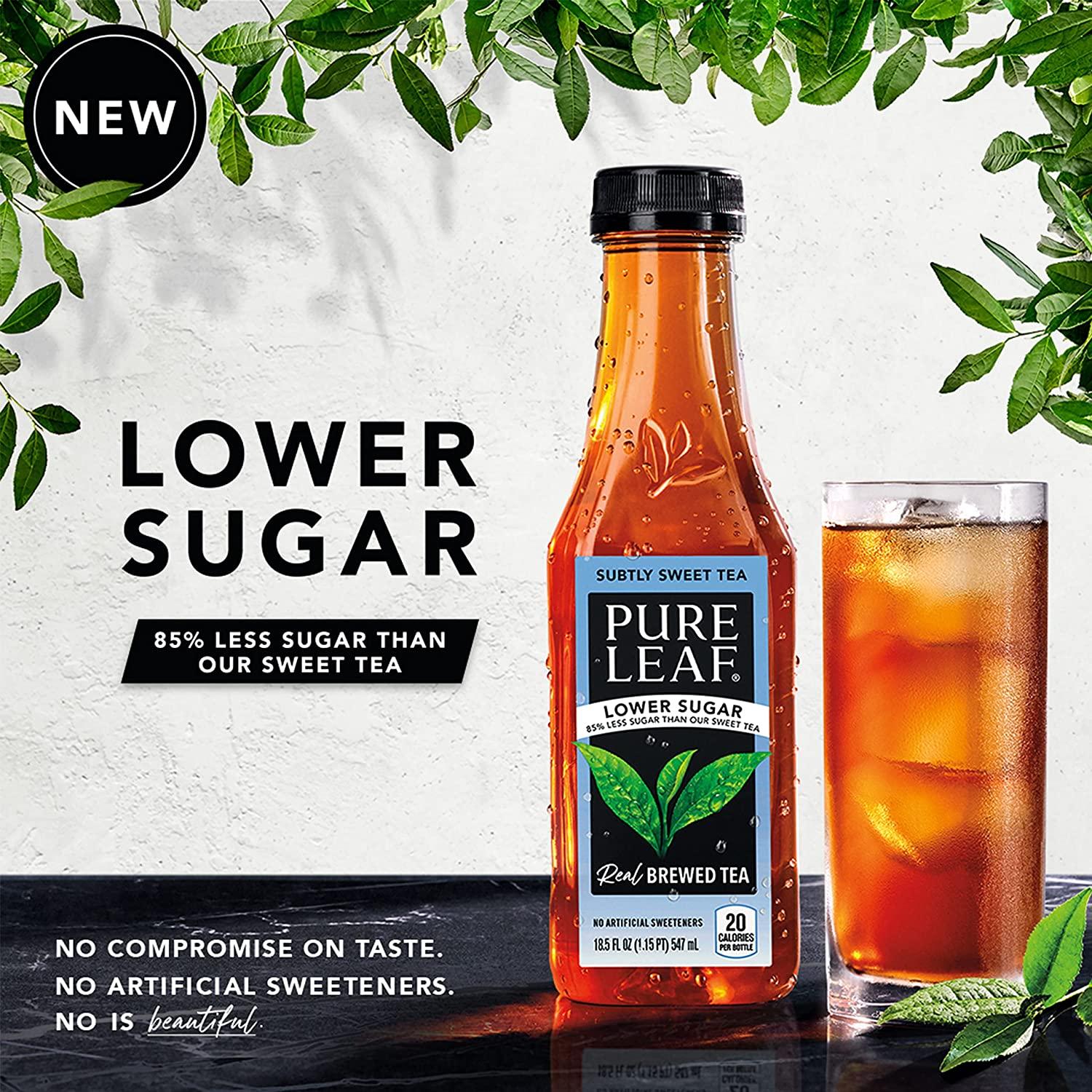 Pure Leaf Iced Tea Bottles Sweet, 18.5 Fl Oz (Pack of 12)