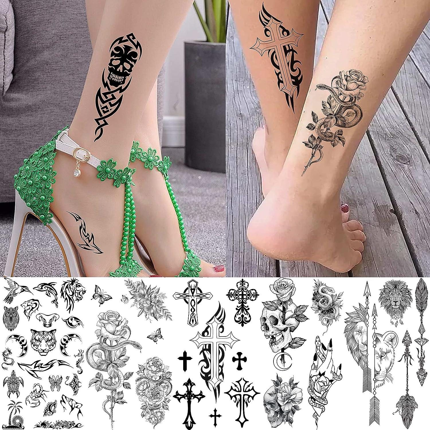 Design, Tattoos Adults Women Men Face Body Hand Finger Tattoo Sticker