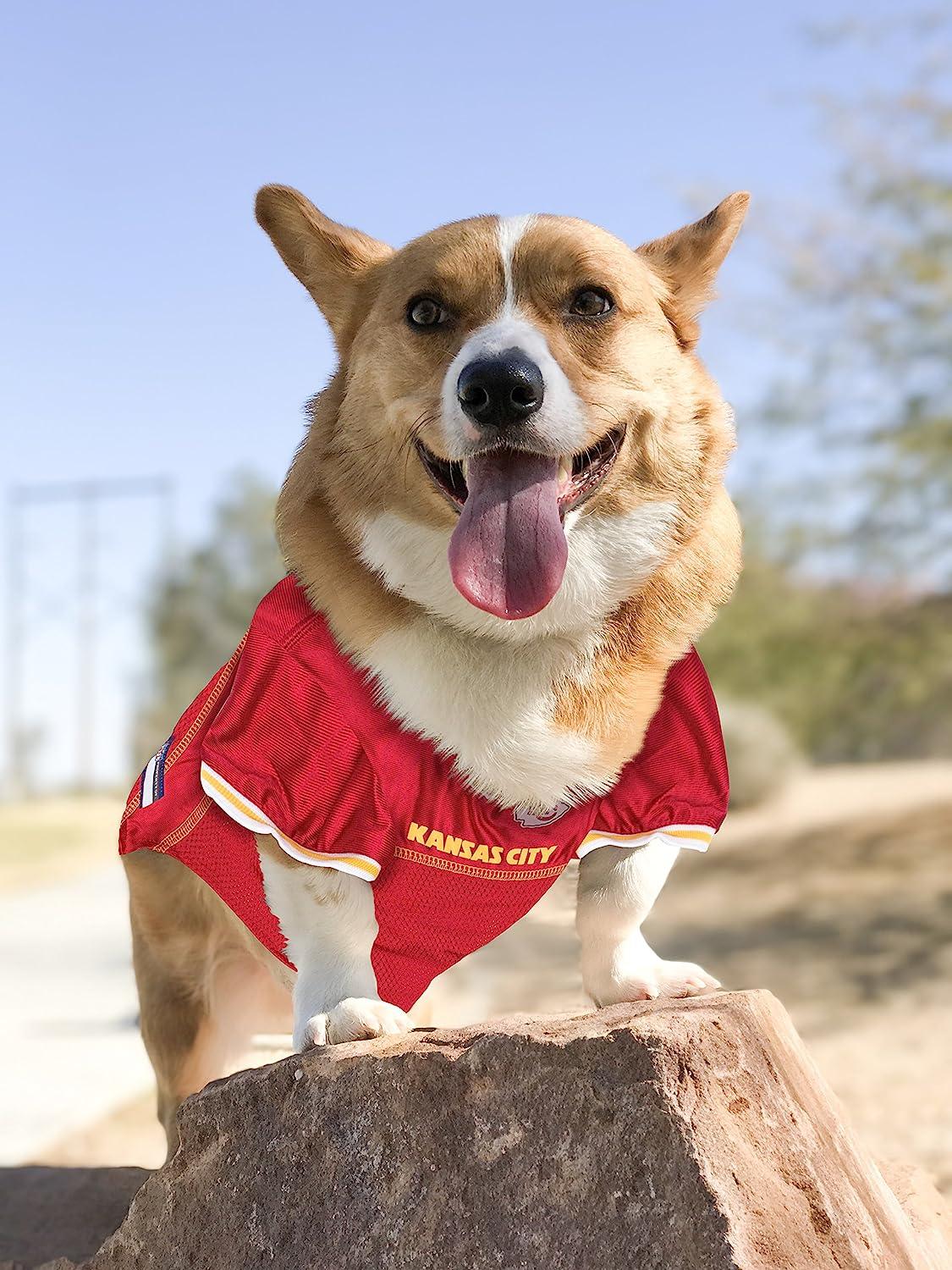 Pets First NFL DOG BANDANA - KANSAS CITY CHIEFS REVERSIBLE PET