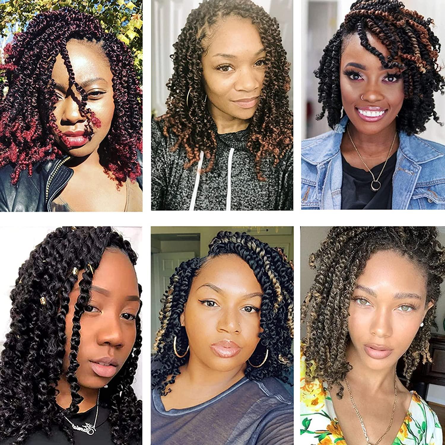 EASY & NEAT PASSION TWISTS (rubber band method) 