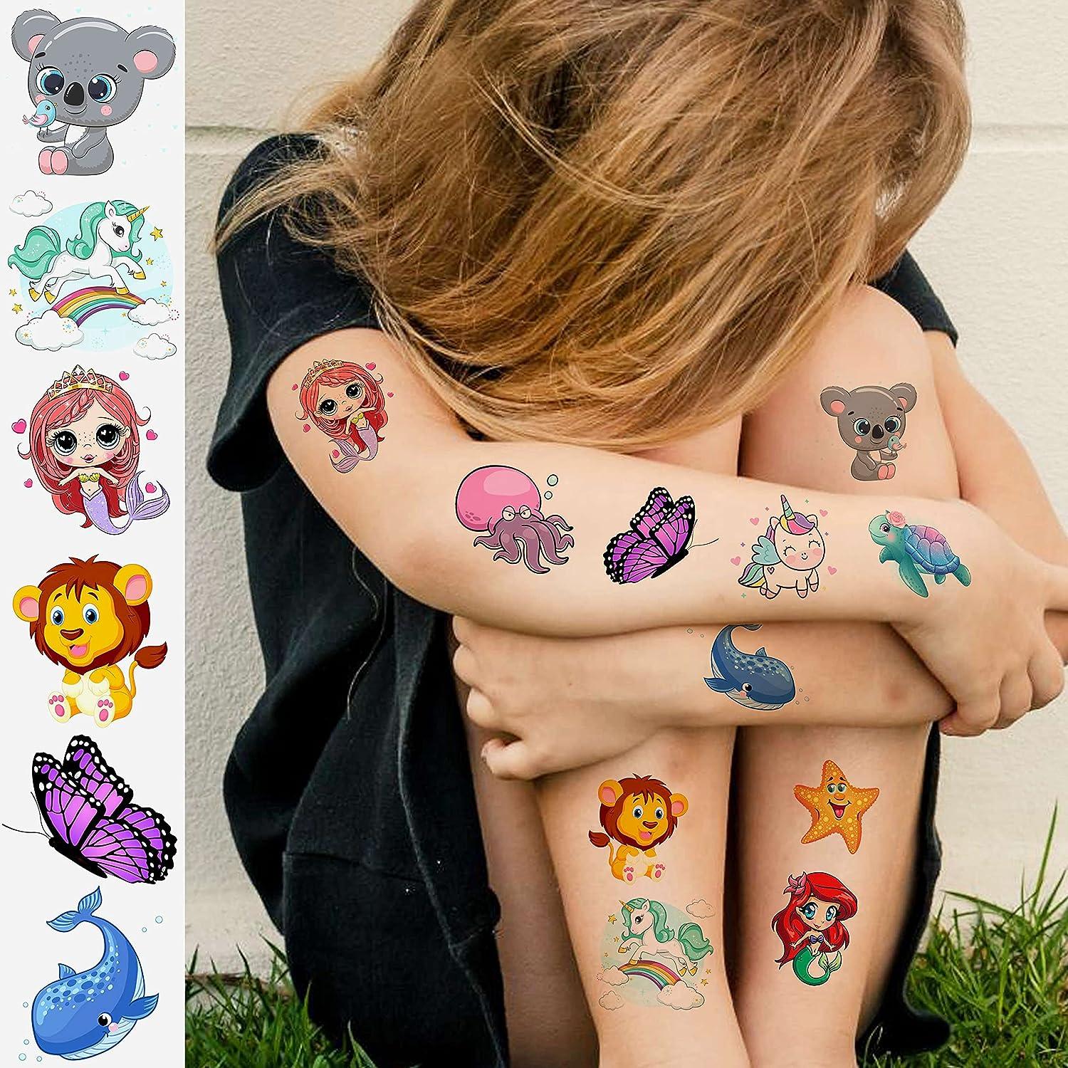 10Pcs Butterfly Temporary Tattoos for Children Small Tattoo Stickers for  Kids Hand Fake Tatoo Body Art Girl's Birthday Gift - AliExpress