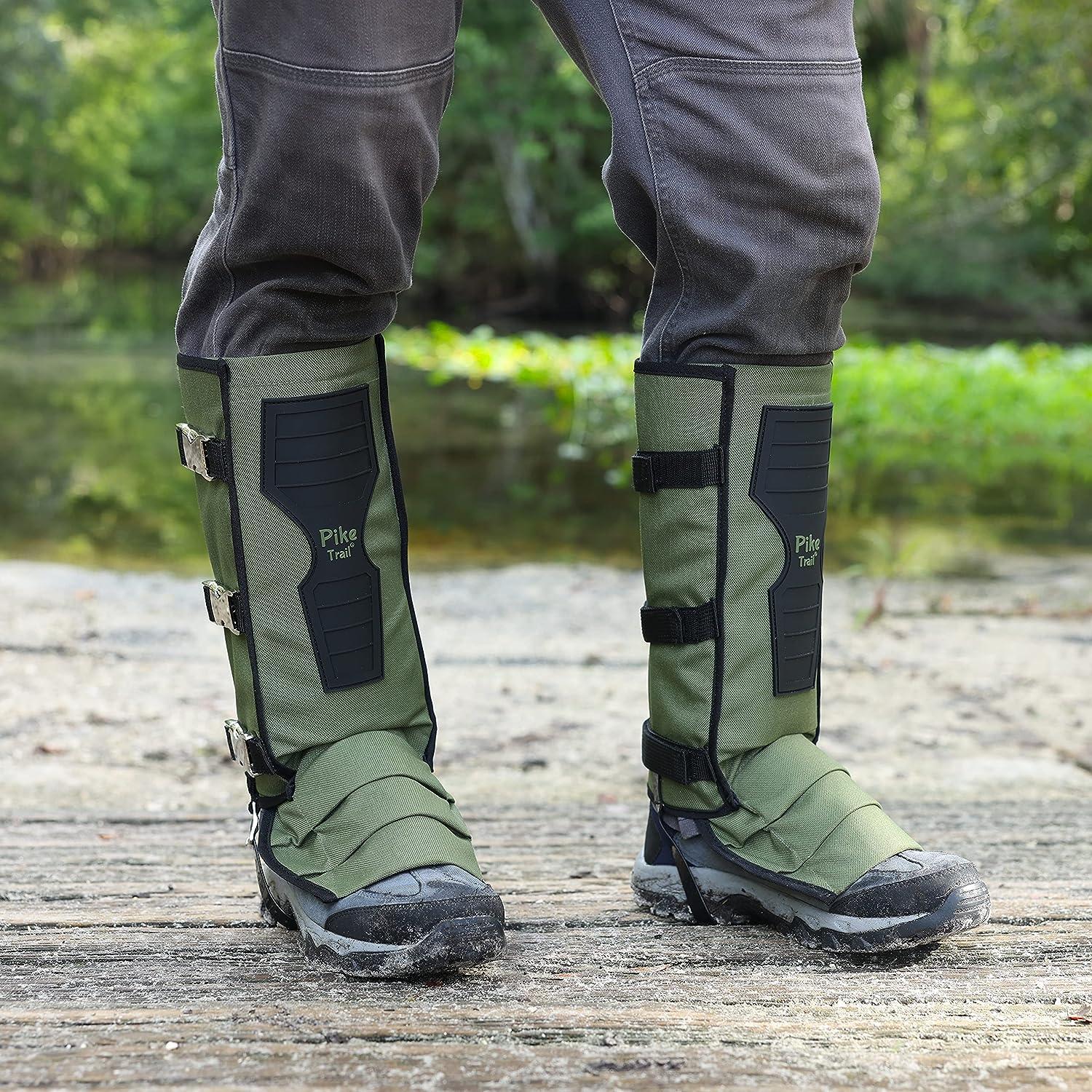  Tuff Shins Snake Leggings - Snake Bite Gaiter Guards for Men &  Women - Protection Outdoors while Hiking & Hunting - one Size : Sports &  Outdoors