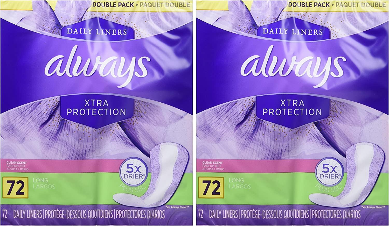 Always Xtra Protection Regular Pantyliner, Buy Women Hygiene products  online in India