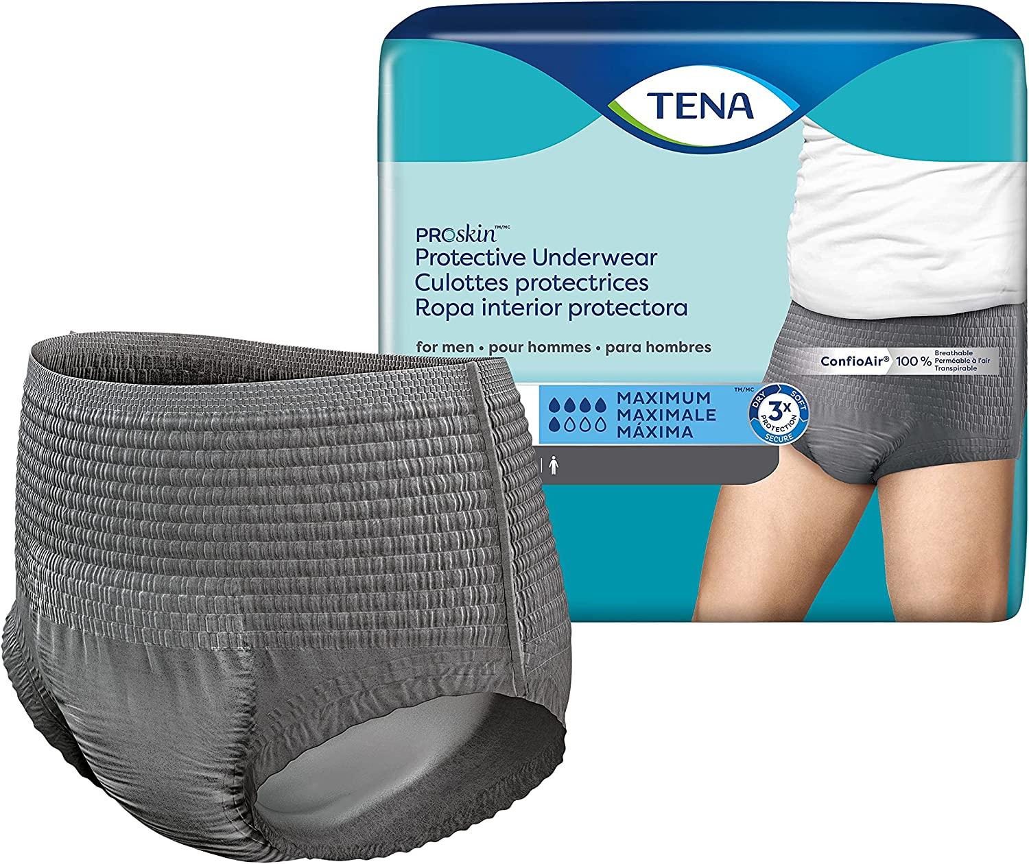 TENA Men Active Fit Pants - Small/Medium - Pack of 9