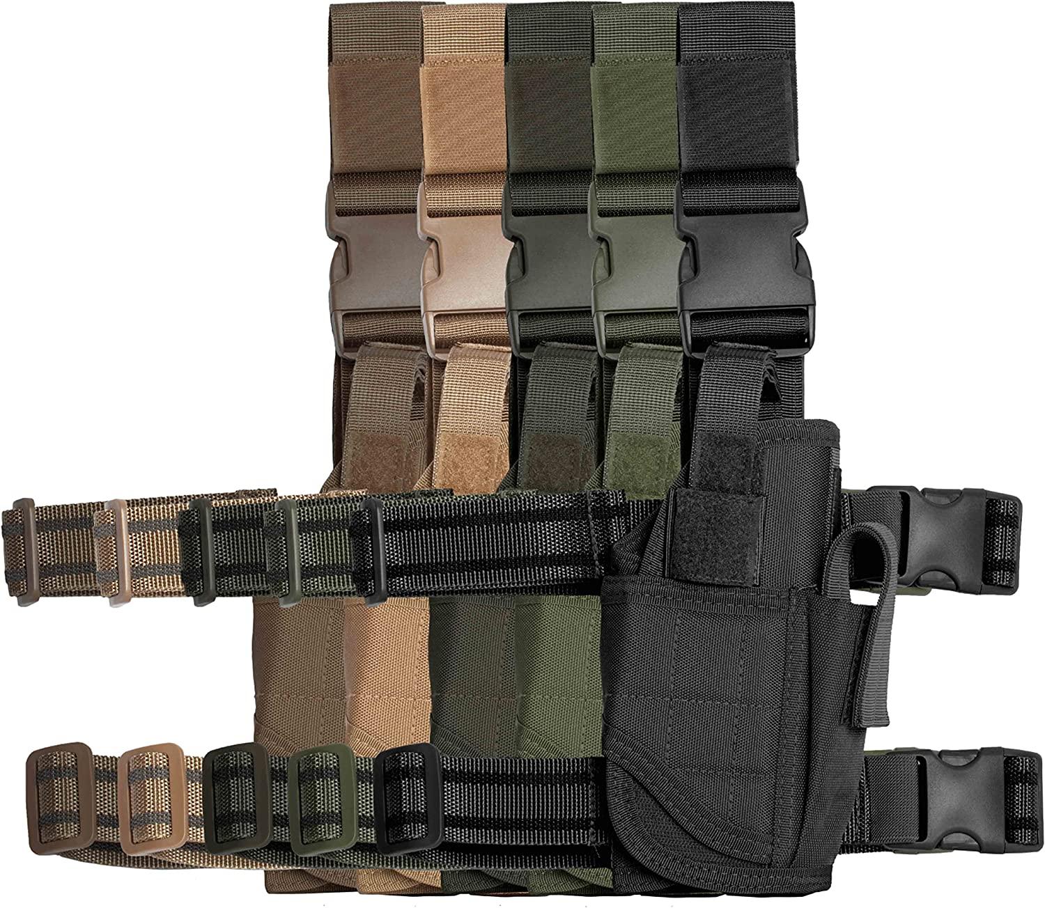 Universal Tactical Drop Leg Thigh Holster Waist Bag Pistol Belt Holsters