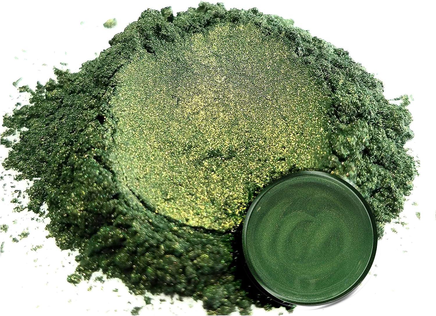 Eye Candy Mica Powder Pigment Nebula Green (25g) Multipurpose DIY Arts and Crafts Additive | Woodworking, Natural Bath Bombs, Resin, Paint, Epoxy, Soap, Nail