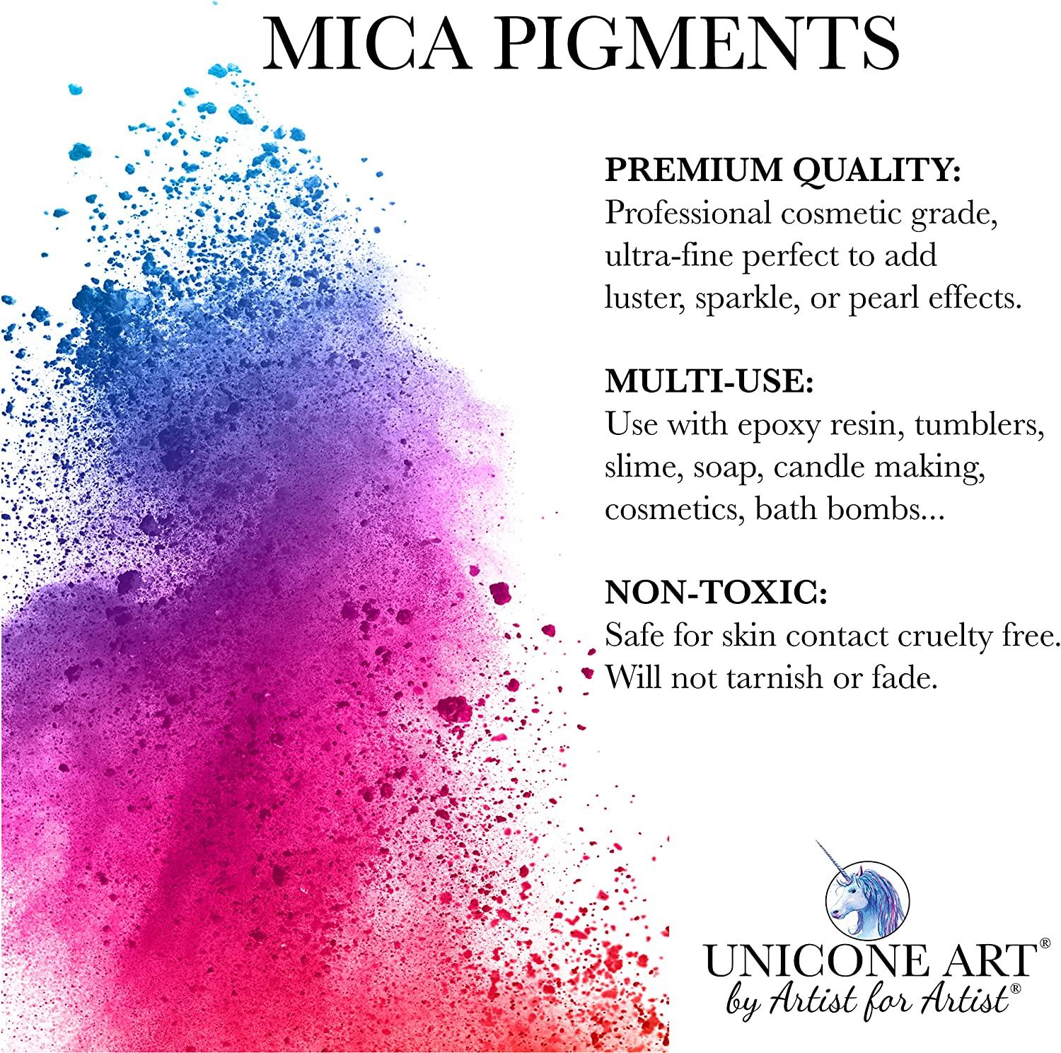 Metallic Mica Pigment Powder for Soap Making, Epoxy Resin, Makeup, Coloring  Slime, Nail Polish, DIY Arts, Crafts Additive - China Mica Powder, Pearl  Pigment