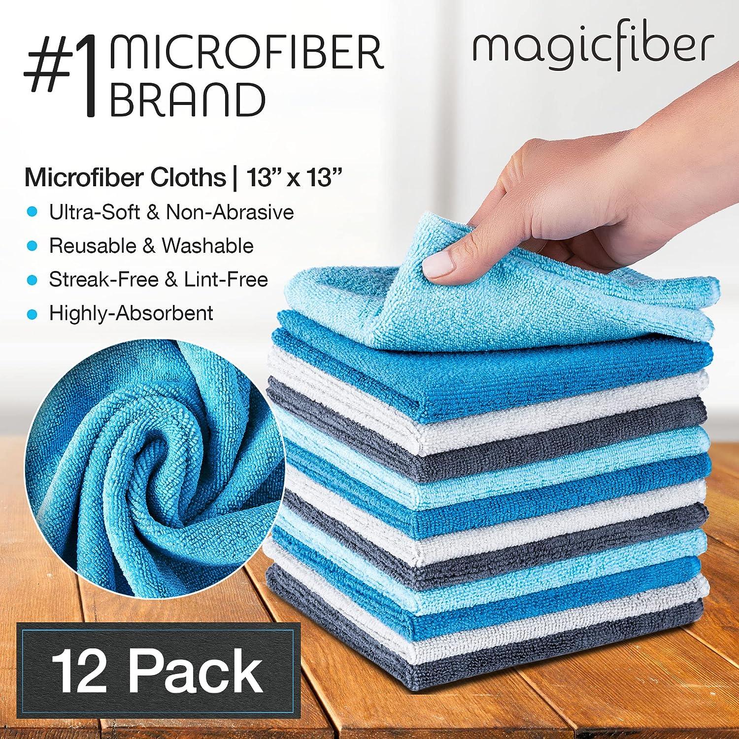 Microfiber Cleaning Cloth, All Purpose Microfiber Towels, Streak-free  Cleaning Cloths, Pack Of 12, Grey, Size 30 X 30 Cm