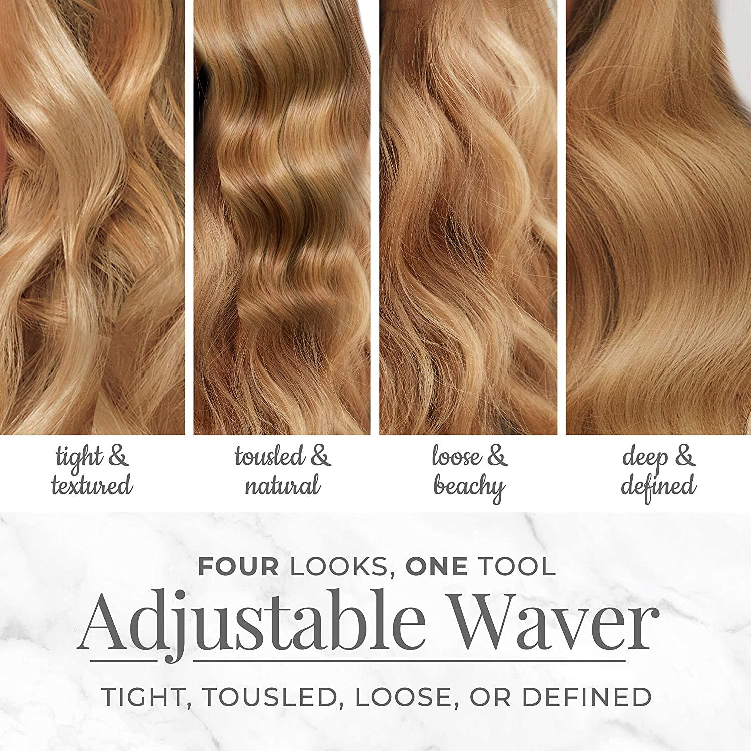 Remington 4-in-1 Adjustable Waver With Pure Precision Technology, Deep ...