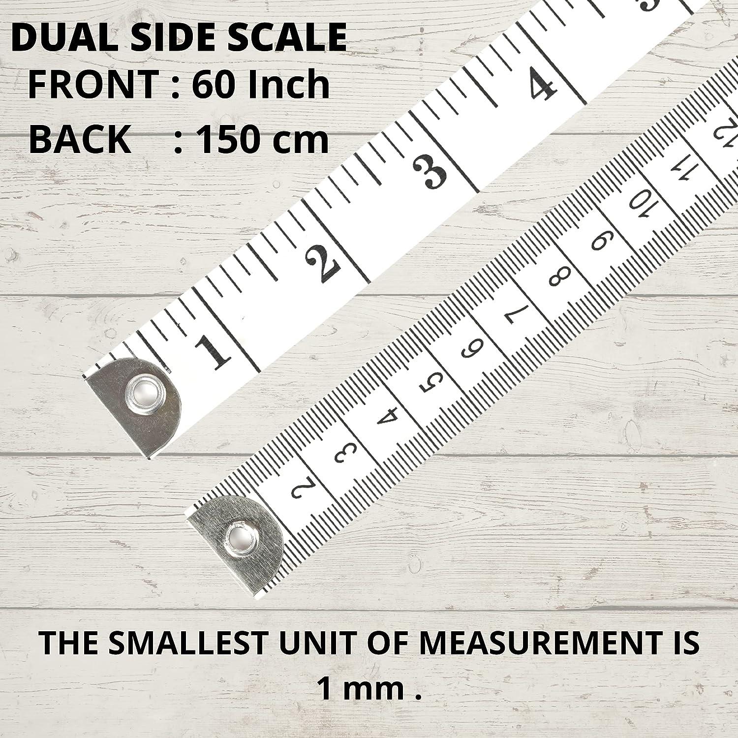 Tape Measure for Body, 150cm / 60inch Fabric Retractable Ruler  Body Measuring Tape Weight Loss Push Button Retractable Sewing Tailor Tape  Soft Accurate Tapes for Measure Length, Chest,(Pink Ripple) : Arts
