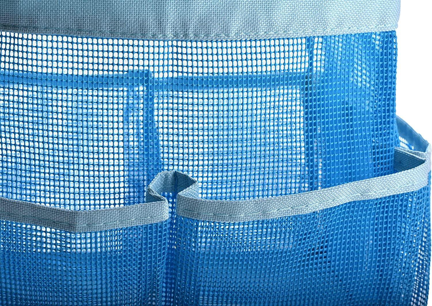 Mesh Shower Bag - Easily Carry, Organize Bathroom Toiletry Essentials While  Taking a Shower. (9-Pockets