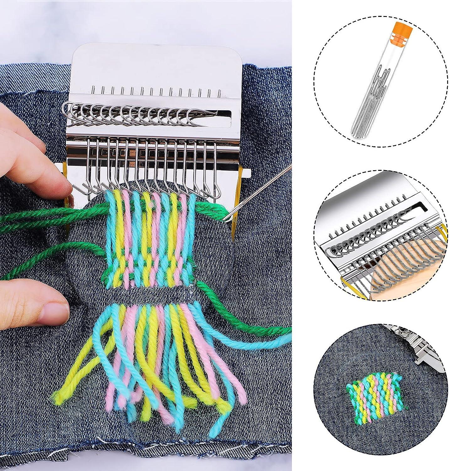 EXCEART 3 Sets Small Knitting Machine Knitting Tools Household Tools Loom  for Kids Small Weaving Loom Weaving Loom Kit for Kids Mending Jeans Loom